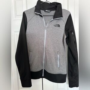 The North Face Charcoal and Black Fleece Jacket